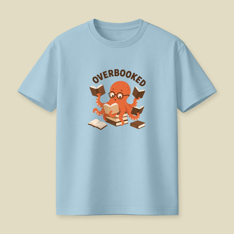 Overbooked Octopus Playful T-Shirt