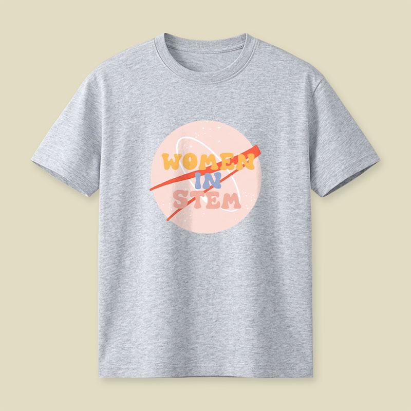 Women In Stem Space Playful T-Shirt