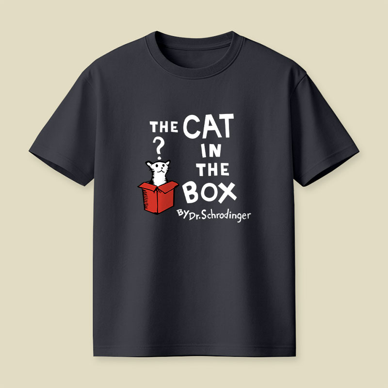 The Cat in the Box Playful T-Shirt