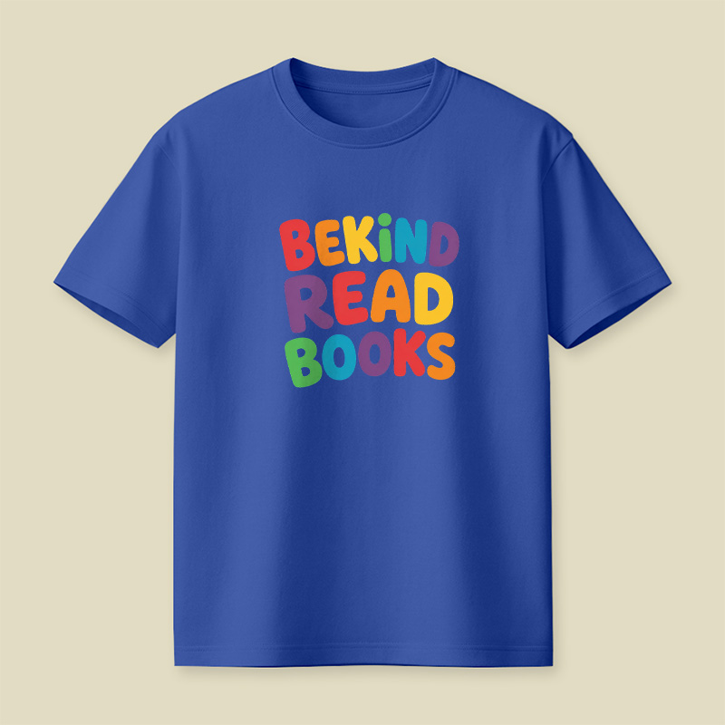 Be Kind Read Books Playful T-Shirt