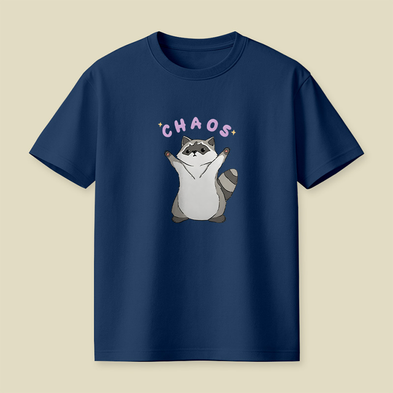 Chaos Raccoon Cute Playful T-Shirt