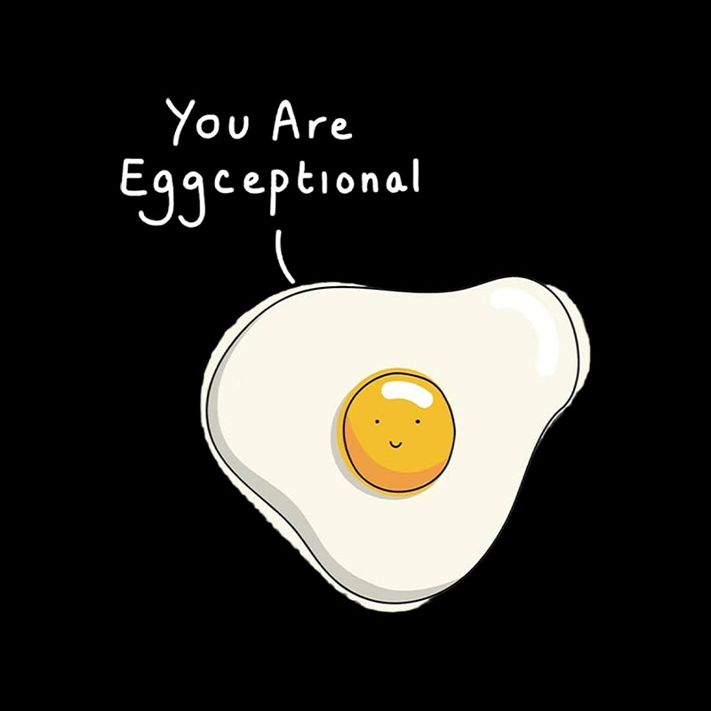 You Are Eggceptional Playful T-Shirt