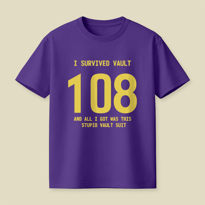 I Survived Vault 108 Playful T-Shirt