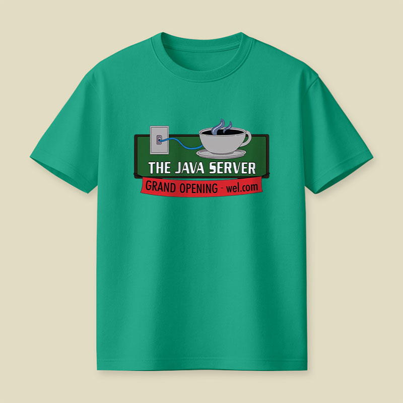The Java Server Try-ceratops Playful T-Shirt