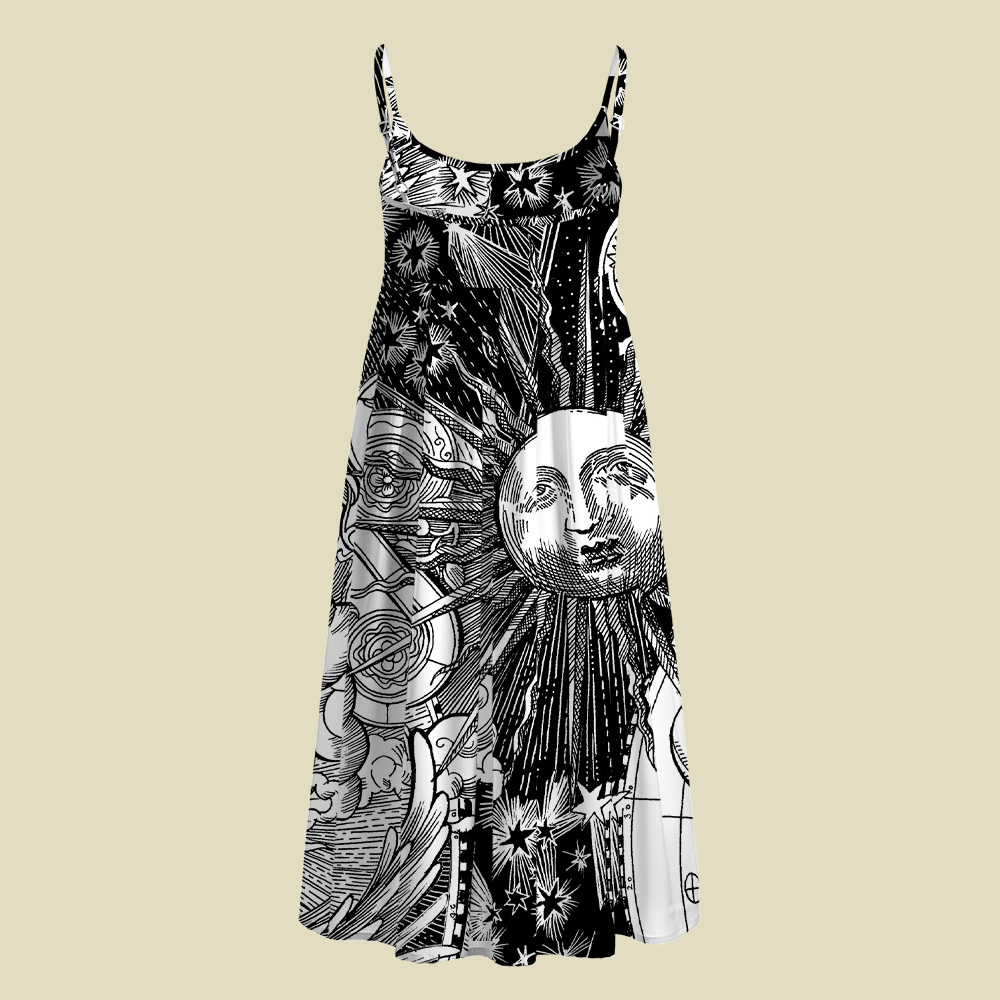 2001 Science Camisole Midi Dress