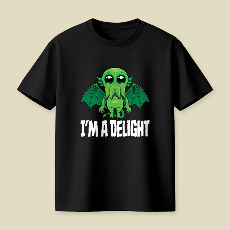Delightfully Cute Cthulhu Monster Playful T-Shirt
