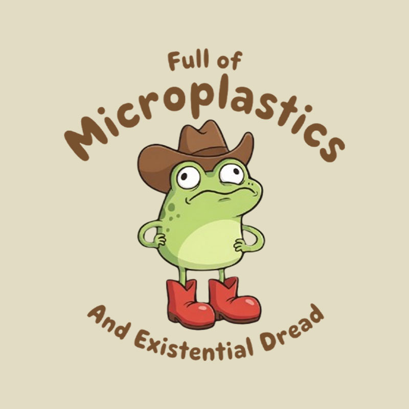 Full Of Microplastics And Existential Dread Playful T-Shirt