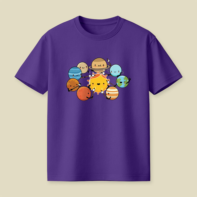 Planets Camping Playful T-Shirt