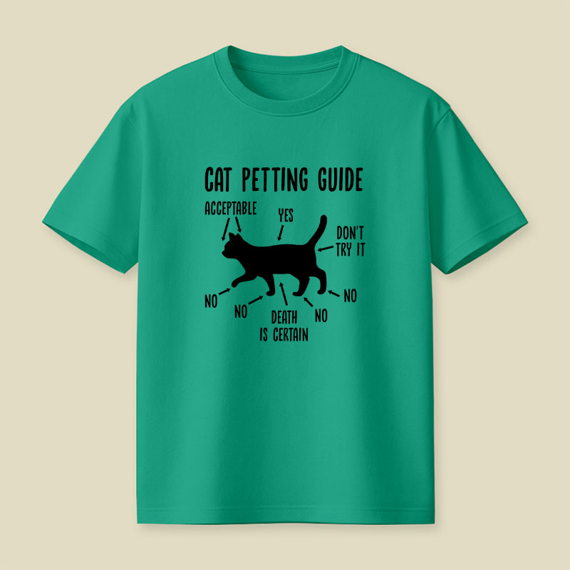 Cat Petting Guide Playful T-Shirt