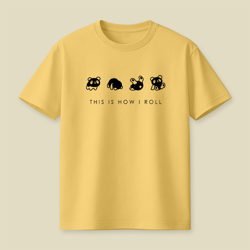 This Is How I Roll Panda Playful T-Shirt