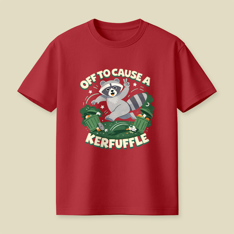 Off To Cause A Kerfuffle  Playful T-Shirt