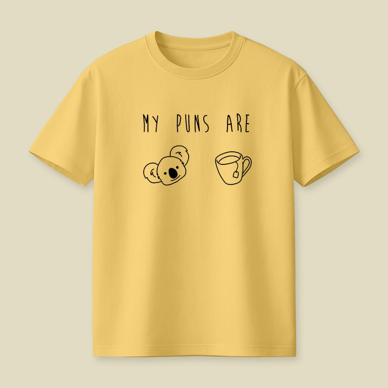 My Puns Are Koala Tea Cute Pun Playful T-Shirt
