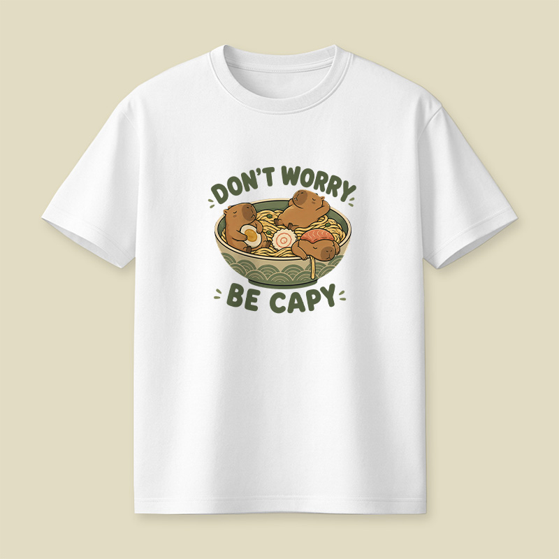 Do Not Worry Be Capy Playful T-Shirt