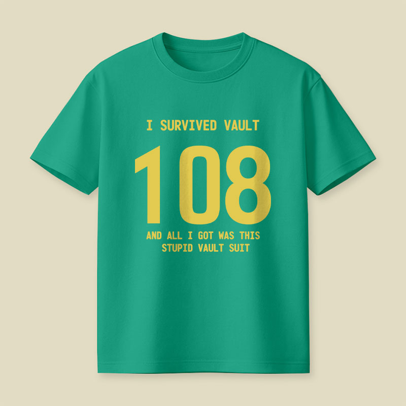 I Survived Vault 108 Playful T-Shirt