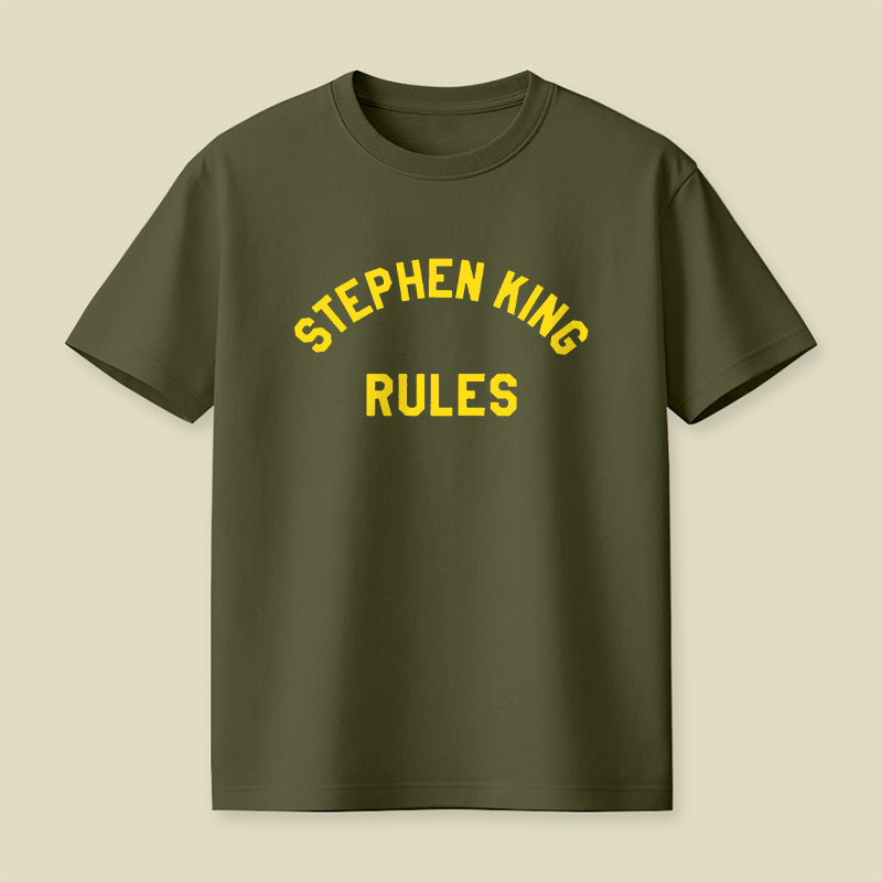 Stephen King Rules Playful T-Shirt
