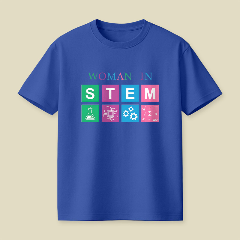 Woman In STEM Playful T-Shirt