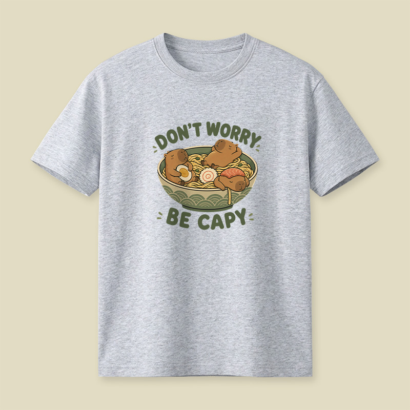 Do Not Worry Be Capy Playful T-Shirt
