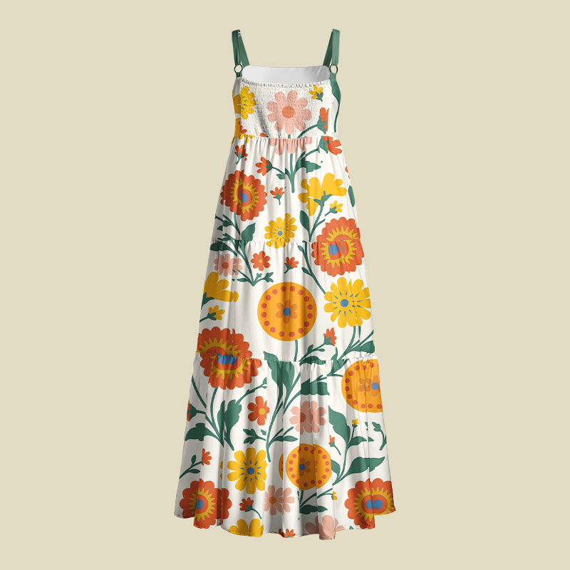 Support Your Local Library Playful Maxi Dress