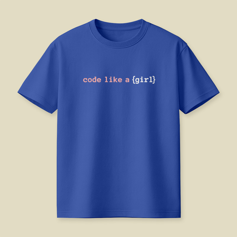 Code Like A Girl Dev Girl Playful T-Shirt