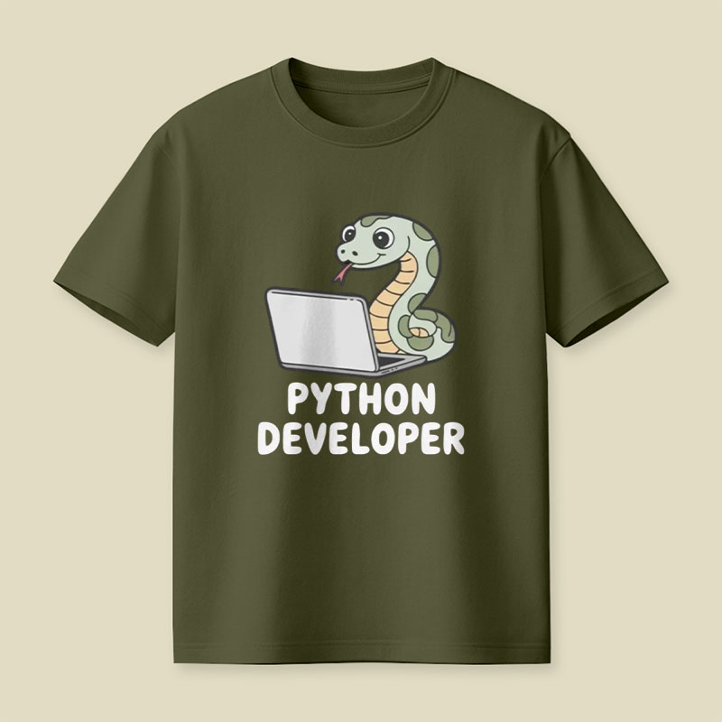 Python Developer Funny Programming Playful T-Shirt