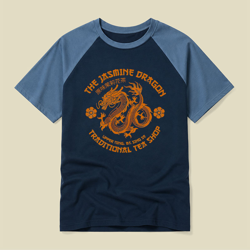 Jasmine Dragon Tea Raglan T-shirt