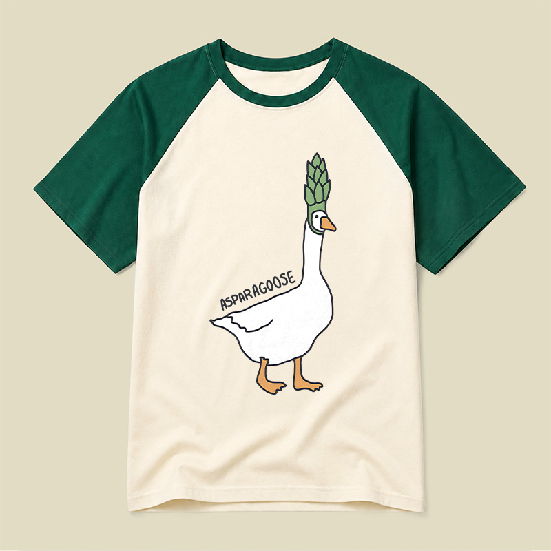 Asparagoose Raglan T-shirt