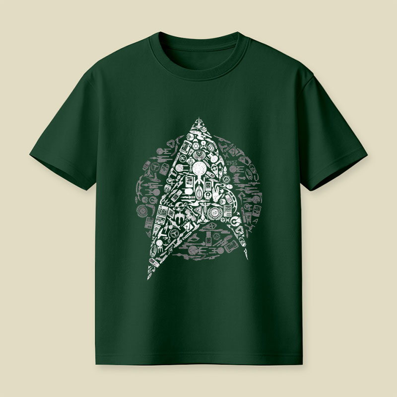 The Original Series Iconic Starfleet Playful T-Shirt