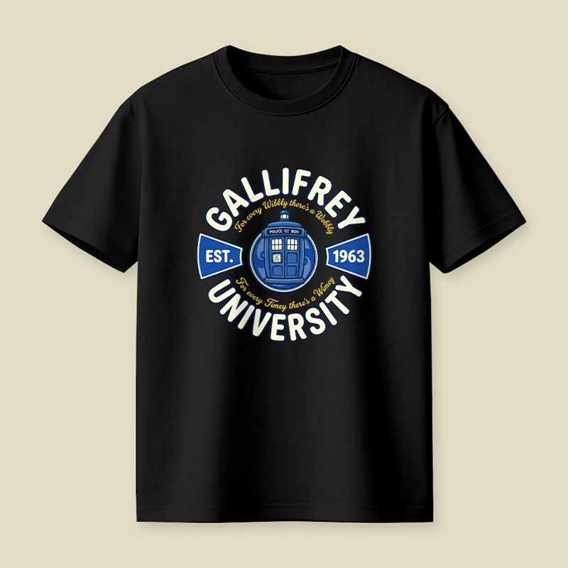 Gallifrey University Playful T-Shirt