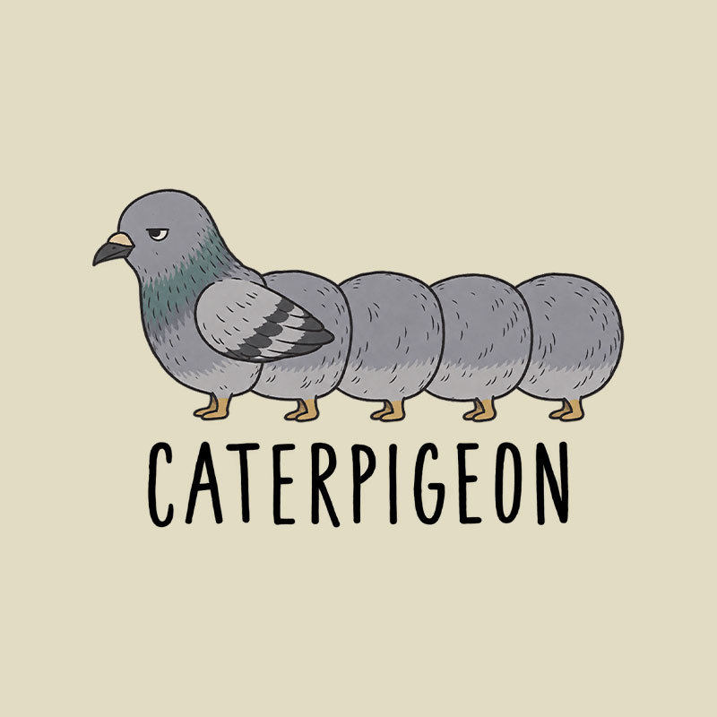 Caterpigeon Playful T-Shirt