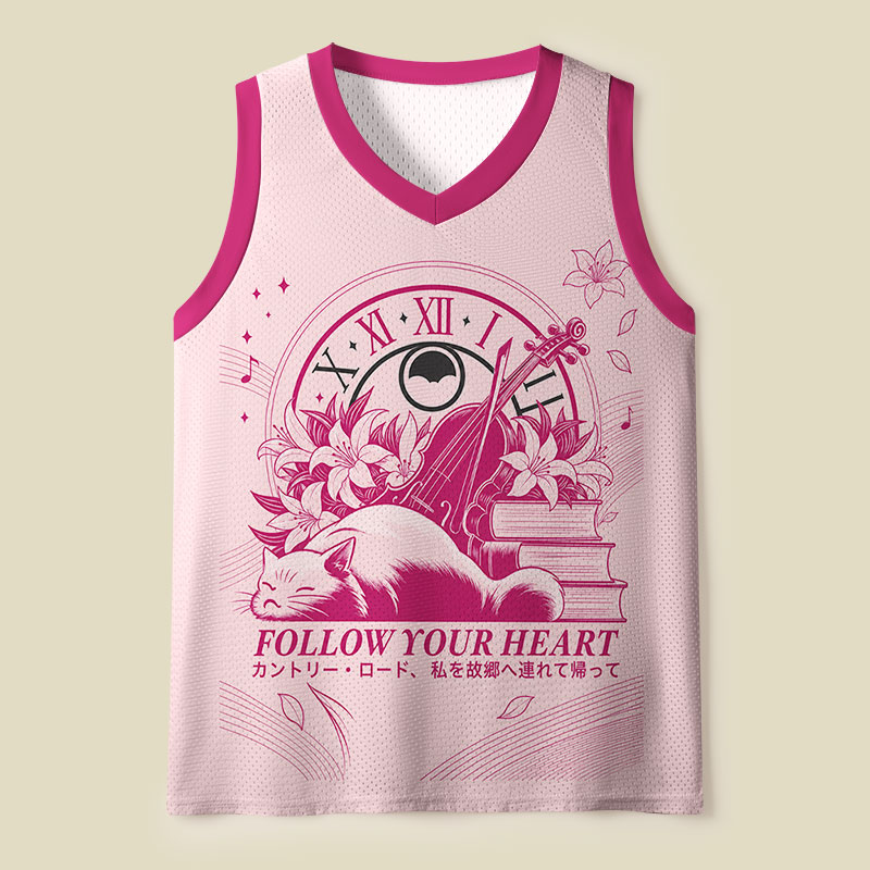 Follow Your Heart Mesh Tank Top