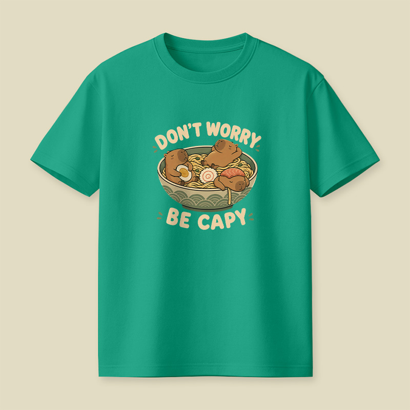 Do Not Worry Be Capy Playful T-Shirt