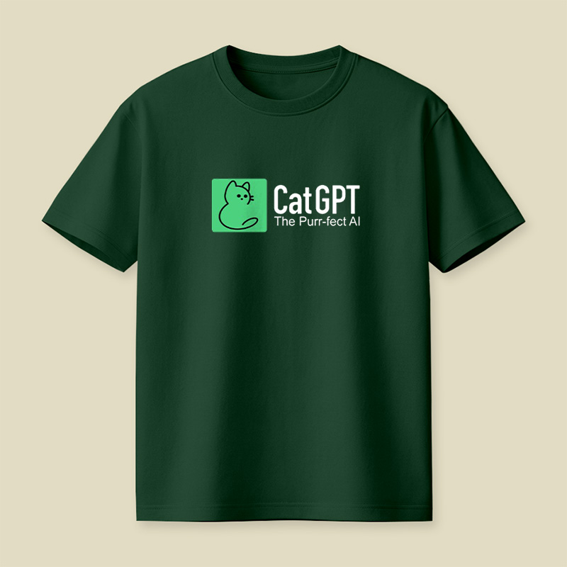 Catgpt The Purr-Fect Ai Playful T-Shirt