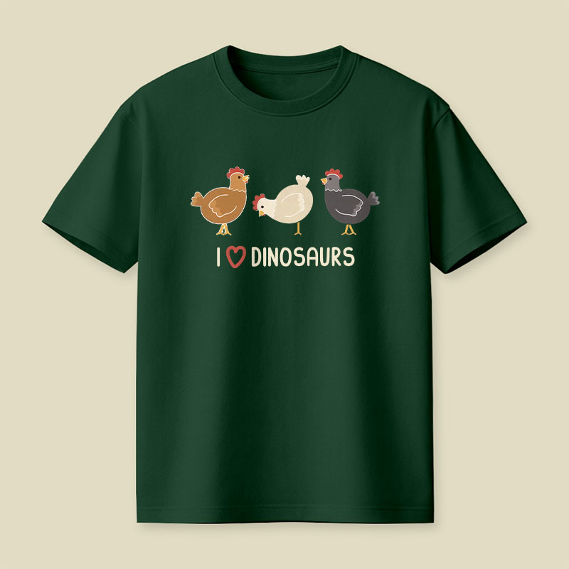 I Heart Dinosaurs Playful T-Shirt