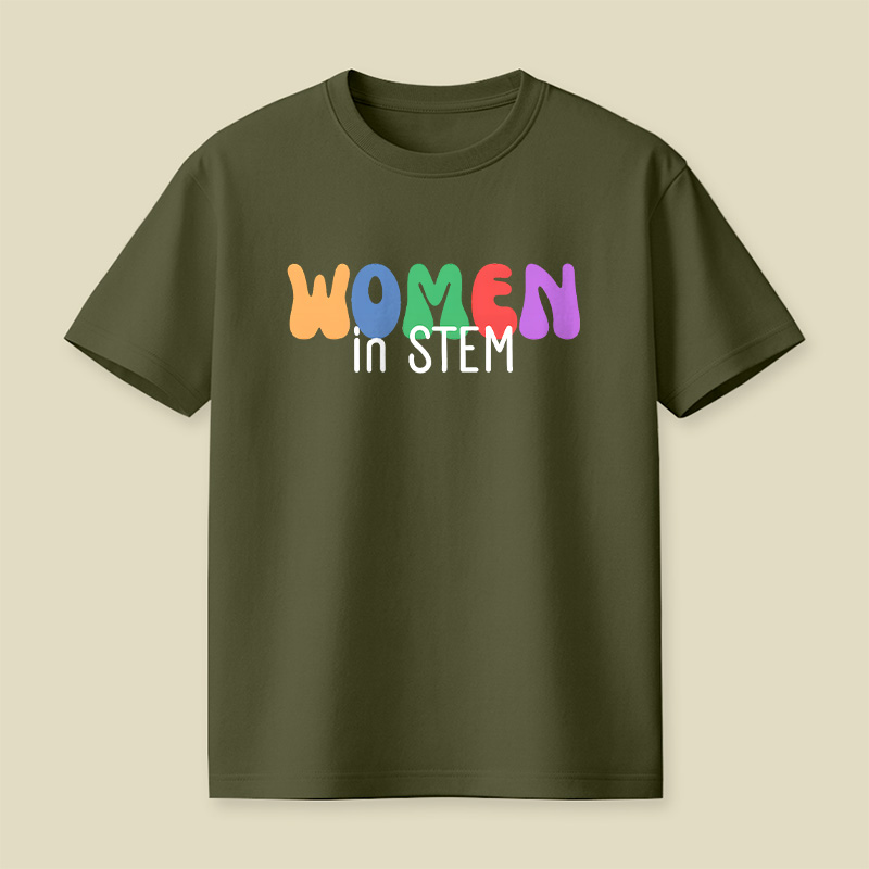 Women In STEM Female Scientist Girls In Science Playful T-Shirt