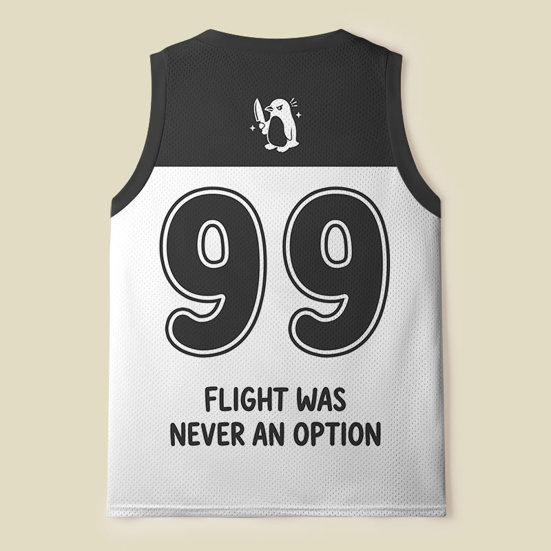 Flight was Never an Option Sarcastic Mesh Tank Top