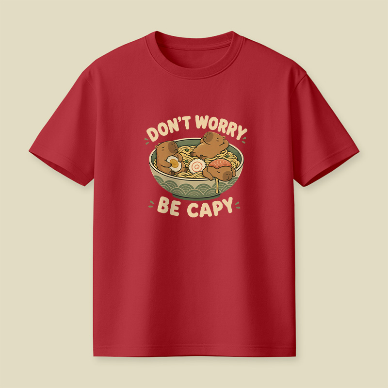 Do Not Worry Be Capy Playful T-Shirt