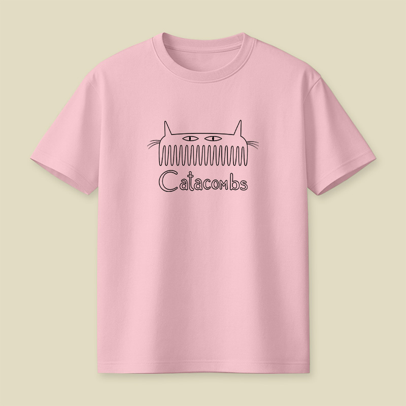 Catacombs Spooky Cat Playful T-Shirt