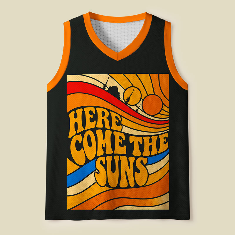 Here Come the Suns Mesh Tank Top