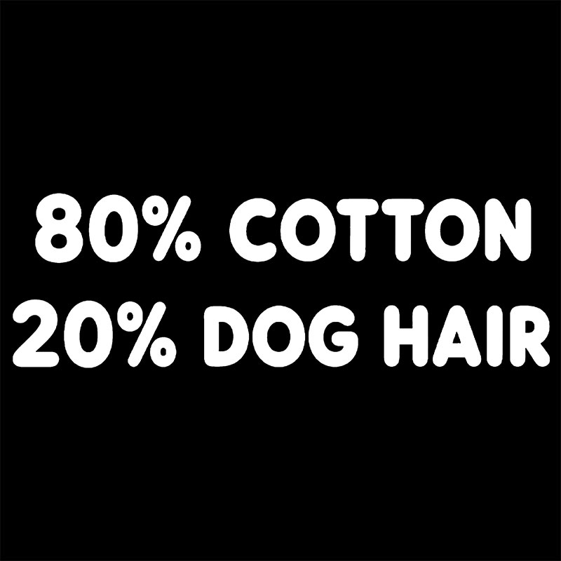 80 Cotton 20 Dog Hair Geek Baby Tee