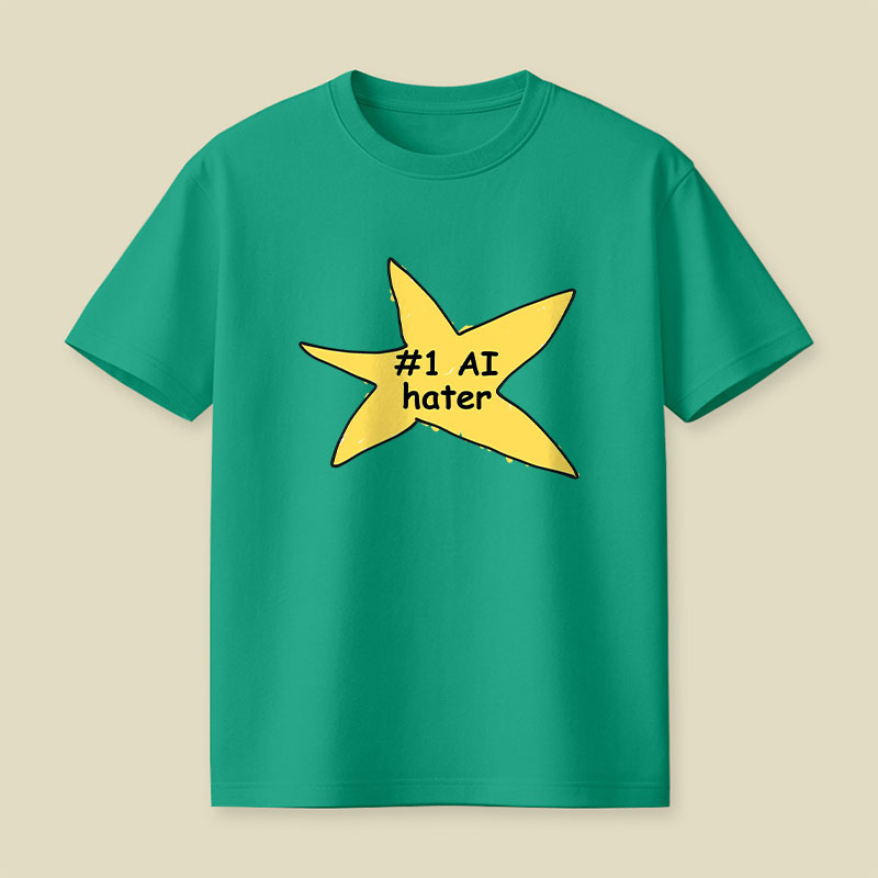#1 AI Hater Playful T-Shirt