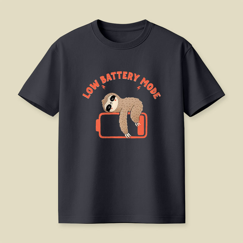 Low Battery Mode Playful T-Shirt