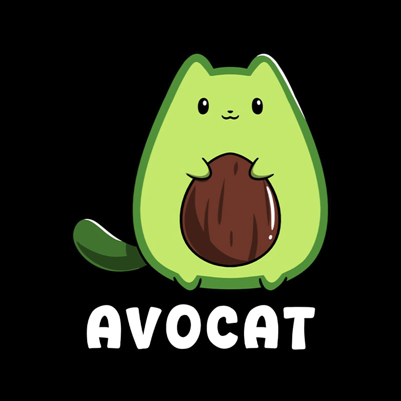 Cute Avocat Playful T-Shirt