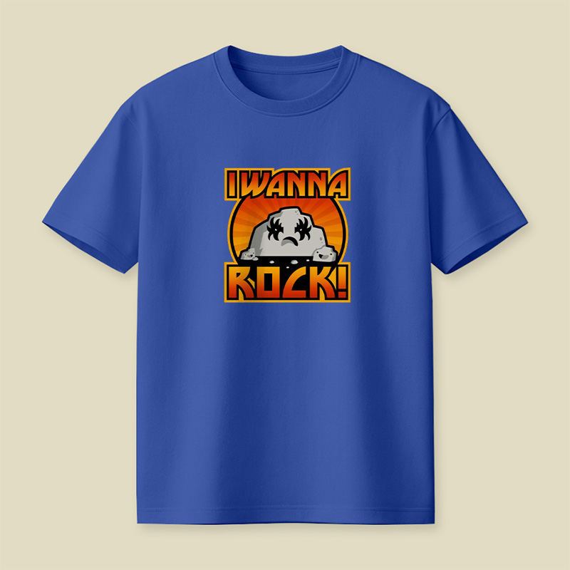 I Wanna Rock Rock Playful T-Shirt