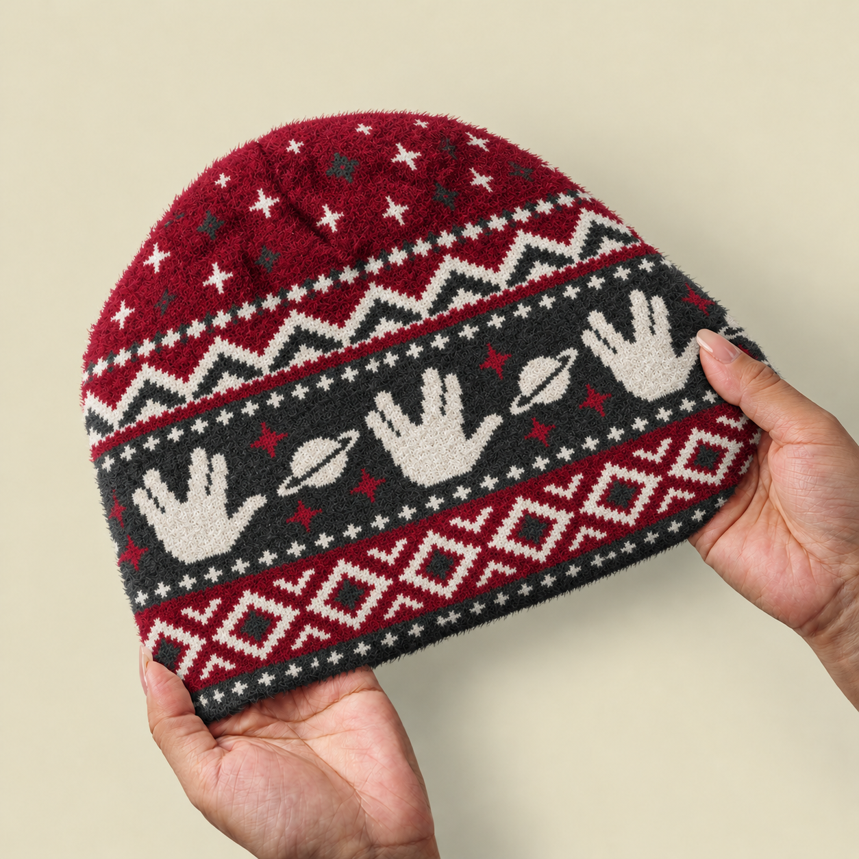 Live Long And Prosper Fuzzy Beanie