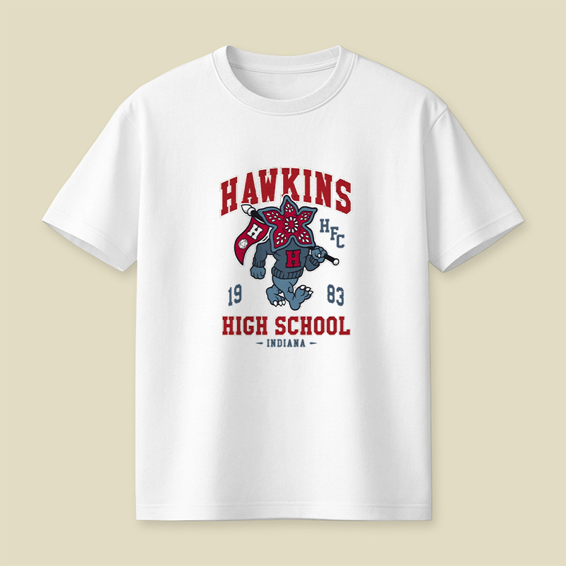 Demogorgon Hawkins High School Mascot Playful T-Shirt