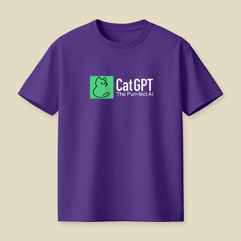 Catgpt The Purr-Fect Ai Playful T-Shirt