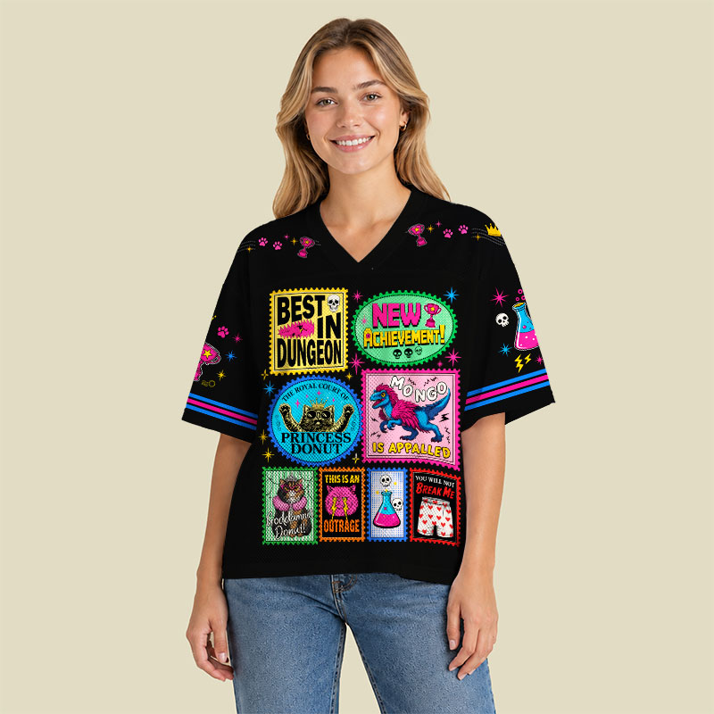 Dungeon Crawler Carl Stemp Playful Mesh Jersey