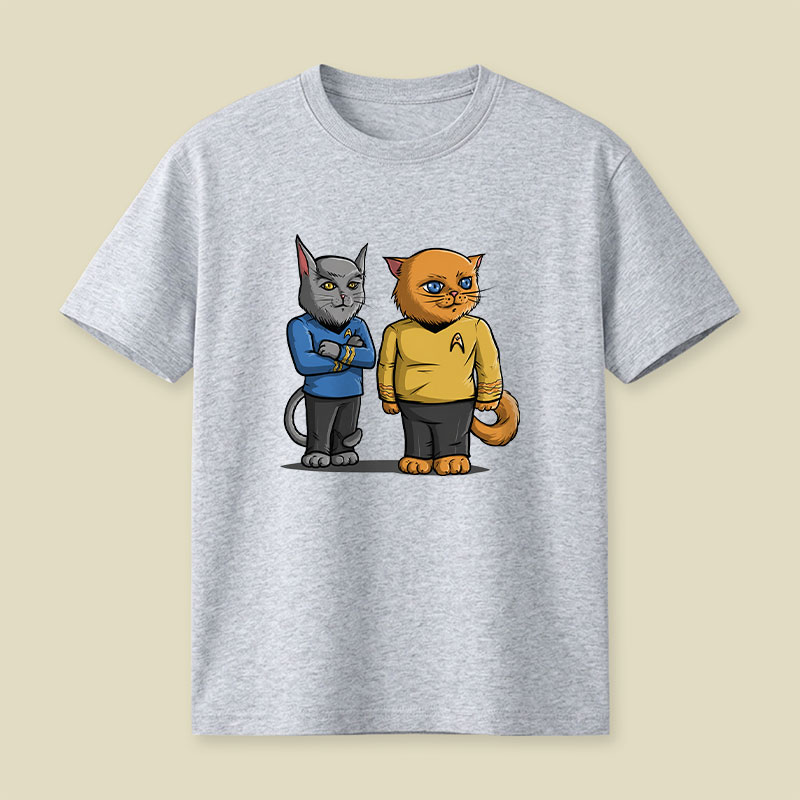 Cats Trek Playful T-Shirt