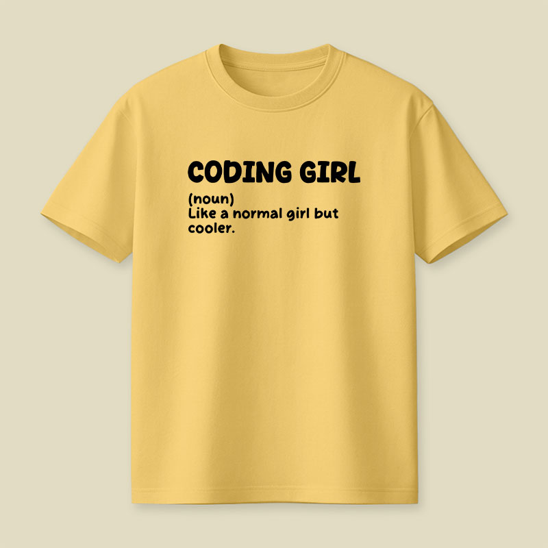 Coding Girl Playful T-Shirt