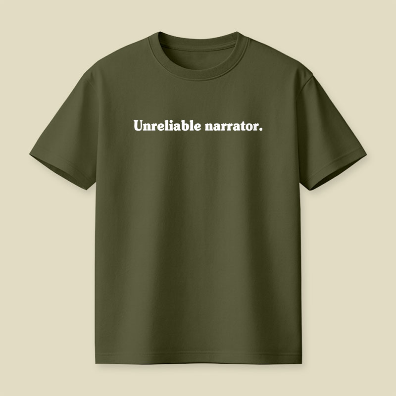 Unreliable Narrator Playful T-Shirt